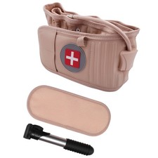 2X(Back Decompression Belt Lumbar Support Back Waist Brace Spinal Traction3809