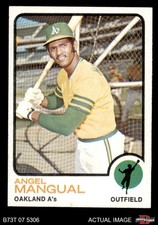 1973 Topps #625 Angel Mangual Athletics 6 - EX/MT