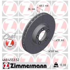 Zimmermann Scheibenbremse vorne links 9Y0615301A 26057290