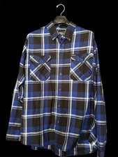 Dixxon Flannel Company Mens 2XL CPT 10 Years Blue/Black/White Plaid