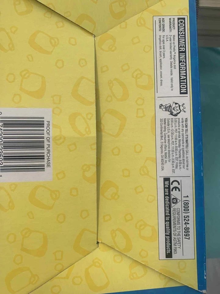 Muñeca princesa Nickelodeon Rugrats maquillaje bonita Angélica Pickles Mattel 1999 Foto 3 de 4