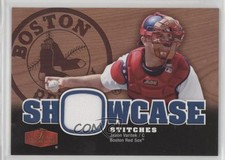 2006 Flair Showcase Showcase Stitches Jason Varitek #SS-JV 0c6