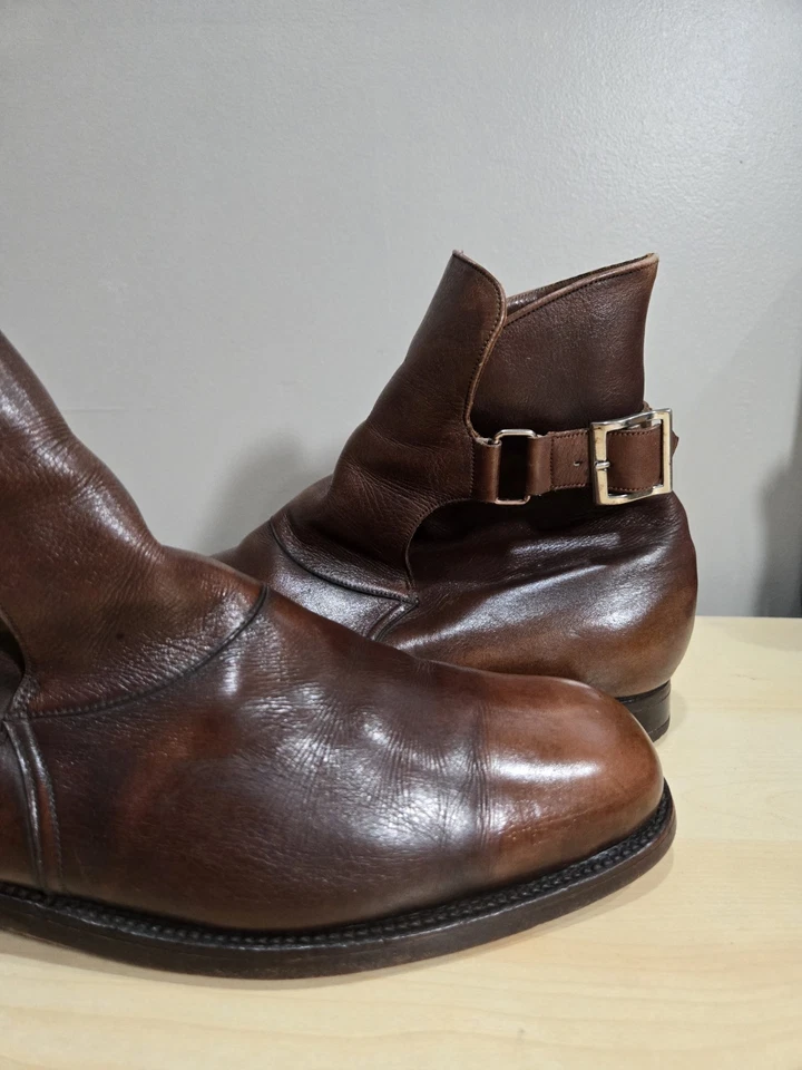 Botas Chukka De Colección Para Hombre Talla 9 Florsheim Imperial Hebilla Cuero Foto 3 de 4