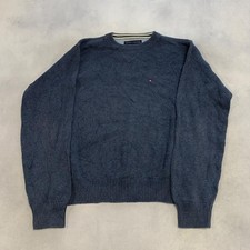 Tommy Hilfiger Knitted Jumper Pullover Knit Sweater With Embroidered Logo Men's