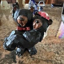 Bride And Groom Bears Figurine