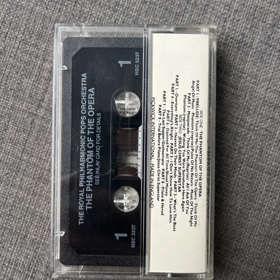 Royal Philharmonic Pops Orchestra Plays Andrew Lloyd Webber CASSETTE Tape - Image 3 of 4