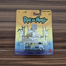 Hot Wheels Volkswagen T1 Panel Bus Pop Culture Rick And Morty