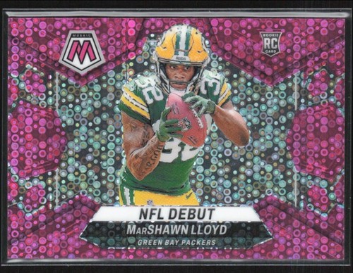 MarShawn Lloyd 2024 Panini Mosaic No Huddle Pink RC /20 #279 Green Bay Packers