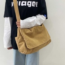 Messenger Bag Outdoor Canvas Satchel Crossbody Shoulder Bag Daypack Bookbag