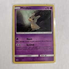 Pokemon Mimikyu #SM29 English Black Star Promo Cosmos Holo Swirl LP on eBay
