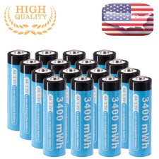 16x 1.5V Rechargeable AA Li-ion Lithium ion Batteries 3400mwh Battery With Case 2.87 per gallon