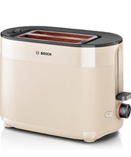 Image of Bosch MyMoment Delight TAT2M127GB - Compact 2-Slice Toaster with Reheat/Defrost,
