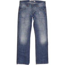 Wrangler Ace  Herren Blau Straight Regular  Jeans W33 L32 (70879)
