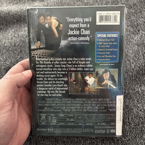 The Tuxedo DVD Widescreen Jackie Chan Jennifer Live Hewitt Jason Isaacs 2002 - Picture 2 of 3