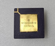 Vintage Rare Motorola MC68000R10 Processor For Collection or Gold Recovery