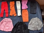Vintage 1962 Pak Barbie Skirts, pants, playsuit Lot