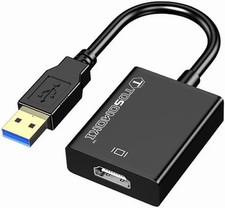 Tosomoki USB 3.0 to HDMI Adapter USB 3.0 to HDMI Male to Female Adapter for