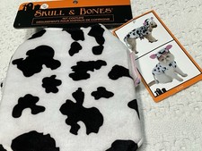 Skull  Bones Dog or Cat Halloween Costume Outfit COW w/ Udders XS NEW