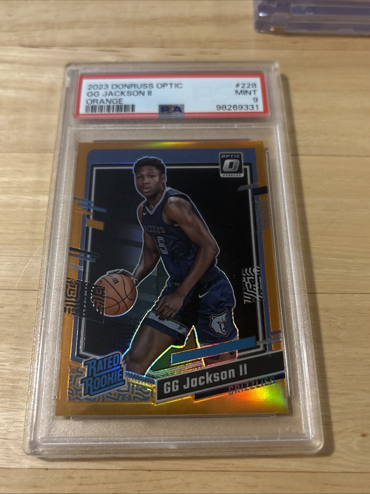 2023 Panini Donruss Optic #228 GG Jackson PSA 9 Orange Prizm /199 Rated Rookie