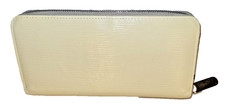 Louis Vuitton Epi Leather Zip Around Long Wallet White Ivory CA4121 Spain