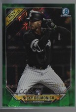 2018 Bowman ROY Favorites Mega Box Green Mojo Refractor /99 Nick Delmonico 8d2