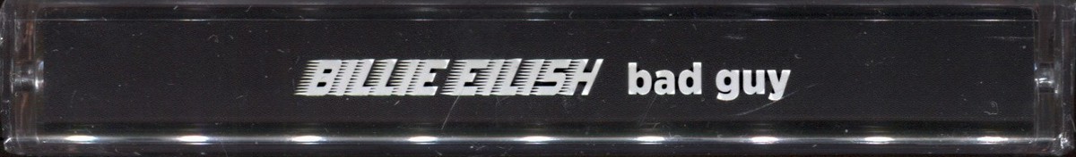 Yellow Cassette Billie Eilish Bad Guy Tape Single 0625 for