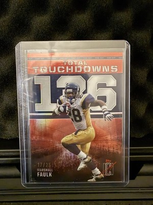 2024 Topps Signature Class Marshall Faulk ZONE OUT Black Parallel 17/25 ZO-6 HOF