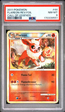 2011 Pokemon Call of Legends #44 Flareon Reverse Foil PSA 8