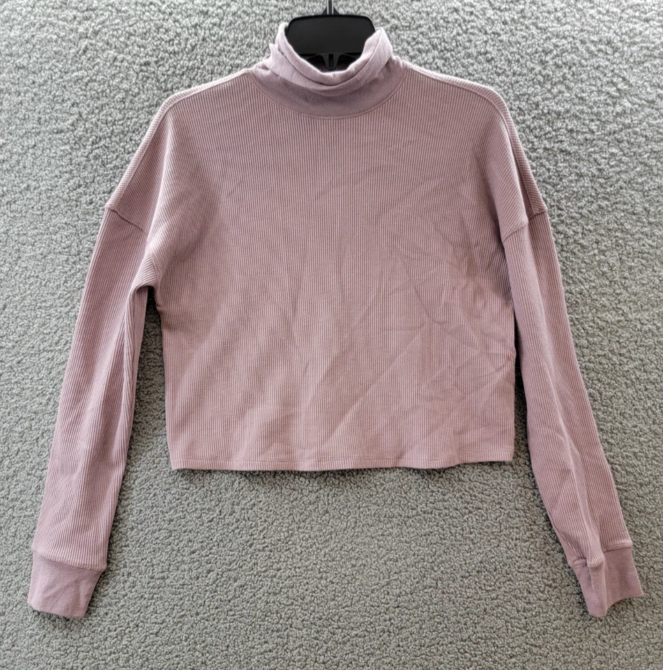 Calvin Klein Performance Long Sleeve Turtleneck Top Women's XS Stardust Pullover - Image 2 of 4