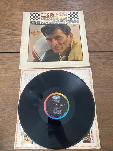 Dick Dale and His Del-Tones LP Checkered Flag Capitol T-2002 VG ORIGINAL RELEASE
