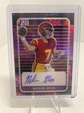 MILLER MOSS 2023 Leaf Pro Set Metal GALAXY NEBULA AUTO #1/1 USC Trojans QB