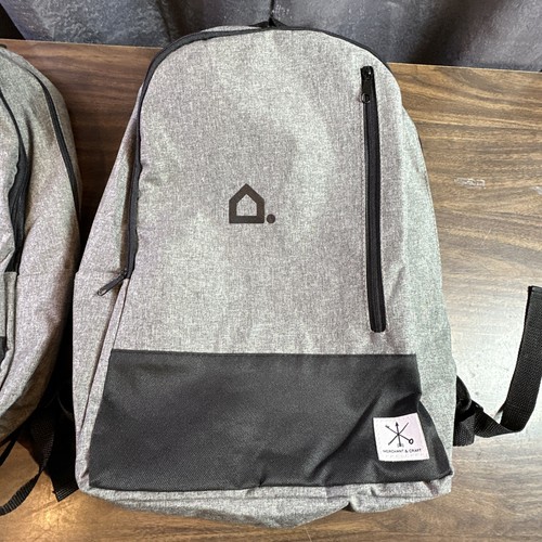 Lot Of 2 Leeds backpacks, One side pocket for a thin water bottle 3 zippered - Picture 2 of 11