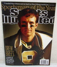 DECEMBER 6, 2010 SPORTS ILLUSTRATED MAGAZINE DREW BREES