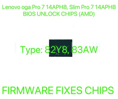 Lenovo Yoga Pro 7 14APH8, Slim Pro 7 14APH8, NO PASSWORD BIOS CHIP 82Y8, 83AW