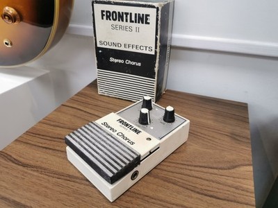 1980's Vintage British Front Line Stereo Chorus II boxed Effects Pedal 