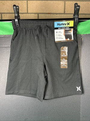 #ad #ad Hurley Boys Hybrid Short Size XL 14 16 Black $14.44