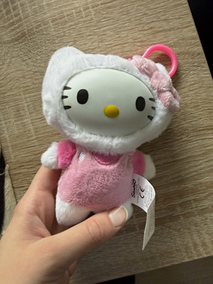 Sanrio Hello Kitty Plüschtier Schlüsselanhänger rosa/weiß/gelb/schwarz Polyester