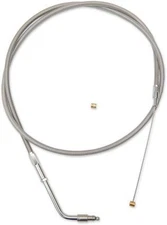 La Choppers LA-8210TH16 Stainless Steel Throttle Cable Kit - 15in.-17in. Ape Han