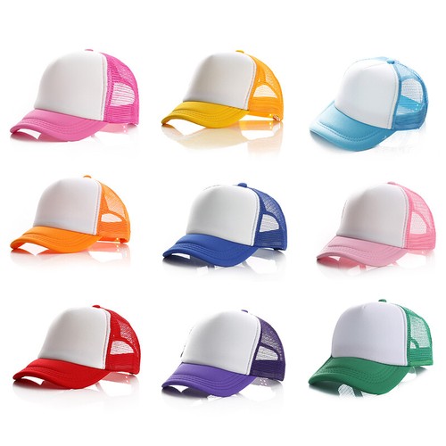 Casquette De Camionneur Classique En Maille - Taille Unique Réglable, Visière Préformée, 100% Polyester