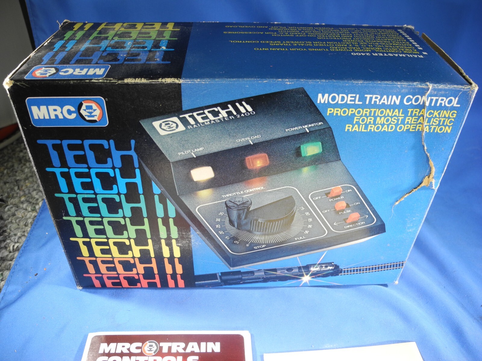MRC Tech II Railmaster 2400 Model Train Control Power Supply eBay
