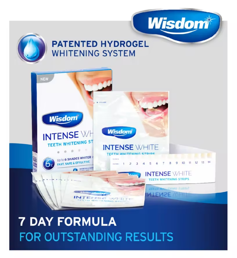 Wisdom Intense White Teeth Whitening Strips 7 Days eBay