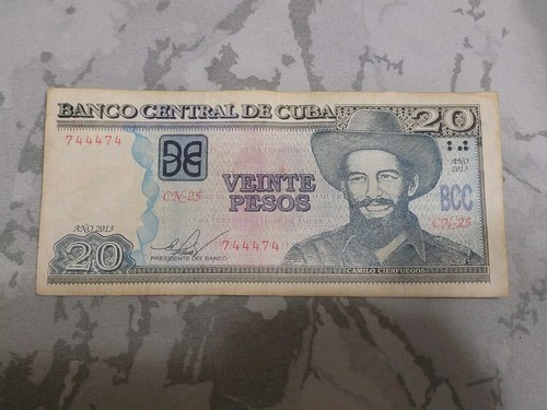 20 Pesos Fremdpapier Notiz (Binäre Seriennummer)