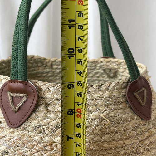 Cesta de arpillera porta troncos maceta decorativa bolsa de compras estilo granja - Imagen 10 de 13