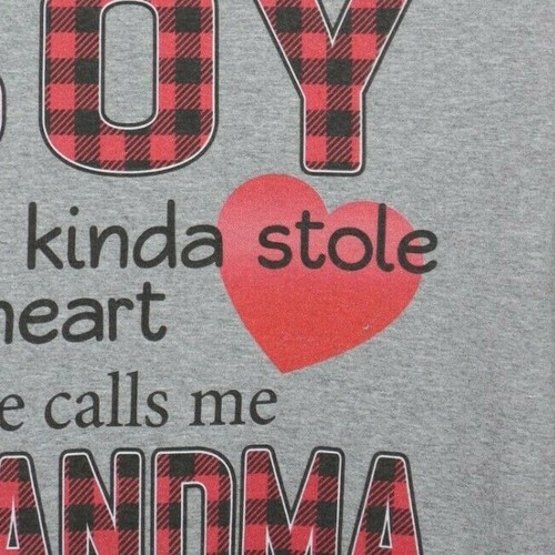 So, there is this BOY Who kinda stole my heart...Oma T-Shirt Large, grau - Bild 4 von 6
