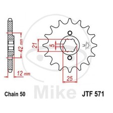 Sprocket Z17 530 726.29.59 For Yamaha 600 YX Radian 1986-1990