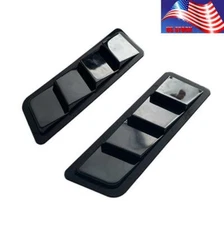 Glossy Black ABS Car Air Flow Intake Hood Scoop Vent Bonnet Decor Car Styling