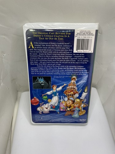 Beauty and the Beast: An Enchanted Christmas (VHS, 1997) - Picture 2 of 3