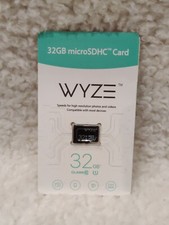 Wyze Expandable Storage 32GB MicroSDHC Card Class 10 Black