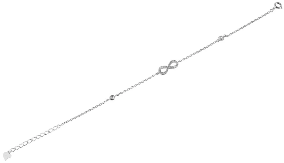 Armband 925 Silber Unendlich Unendlichkeit Endless Sterlingsilber Armschmuck Arm - Bild 2 von 2