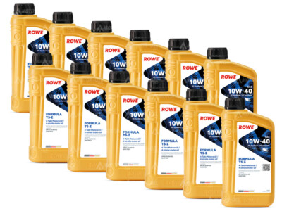 12 Liter (12x1L) ROWE HIGHTEC FORMULA SAE 10W-40 TS-Z, 20049